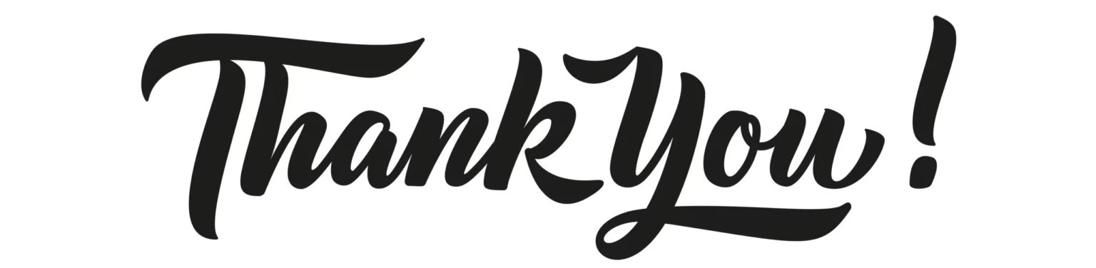 Thank you page