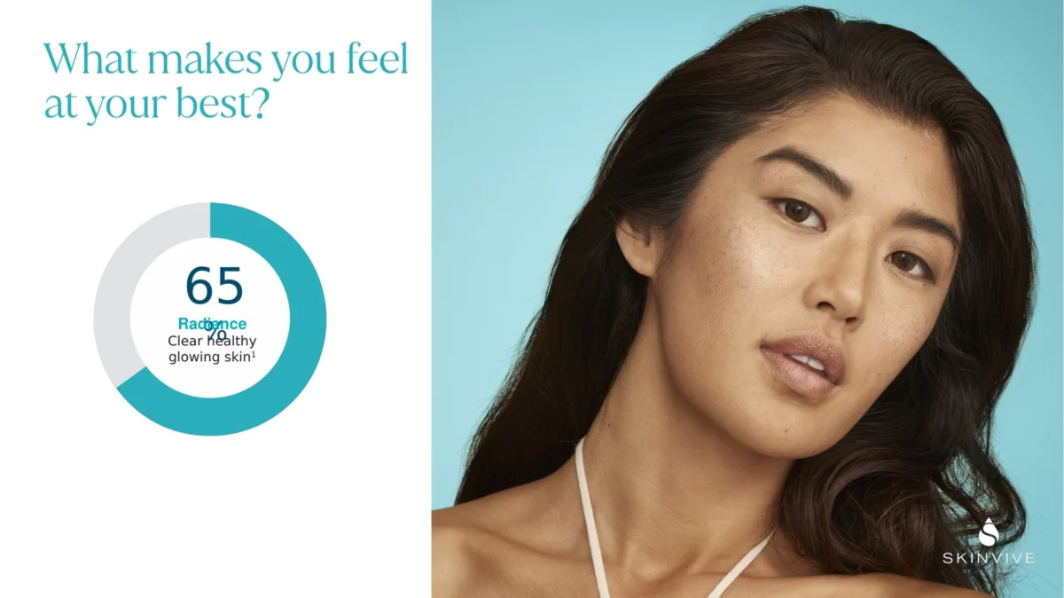 What makes you feel at your best? Radiance, clear healthy glowing skin