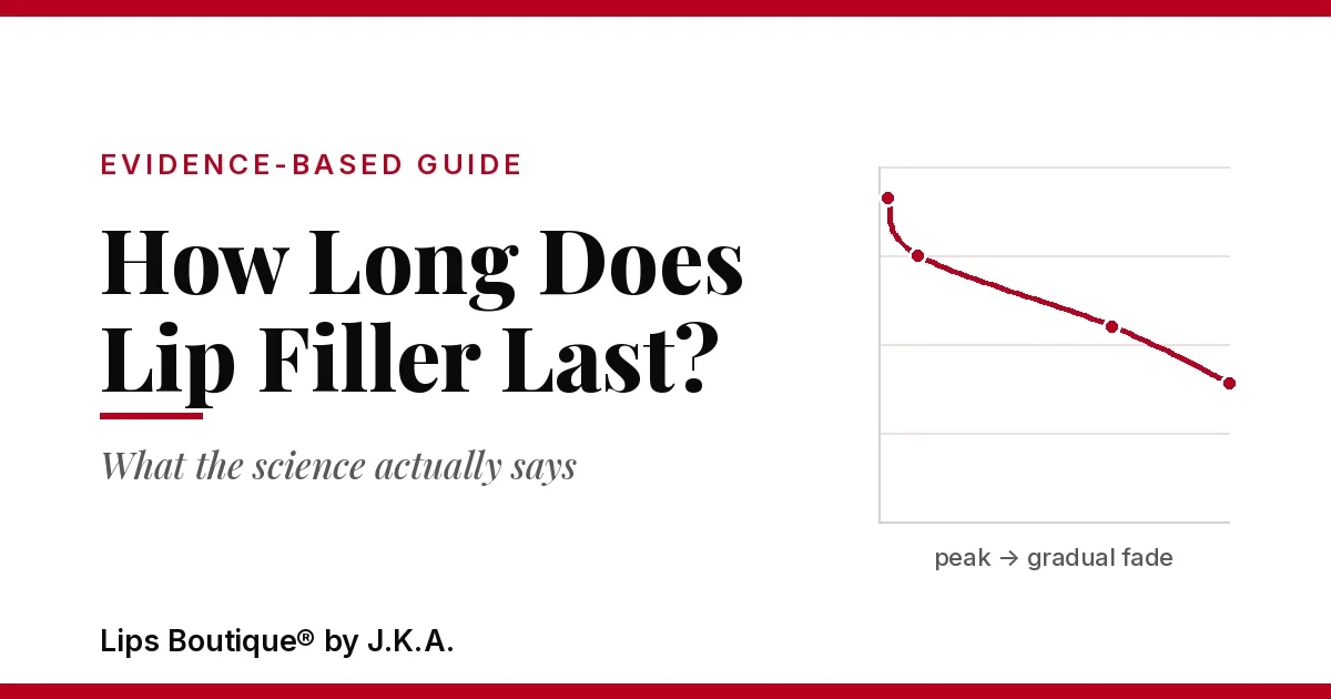 How long does lip filler last — evidence-based guide by Lips Boutique® by J.K.A.